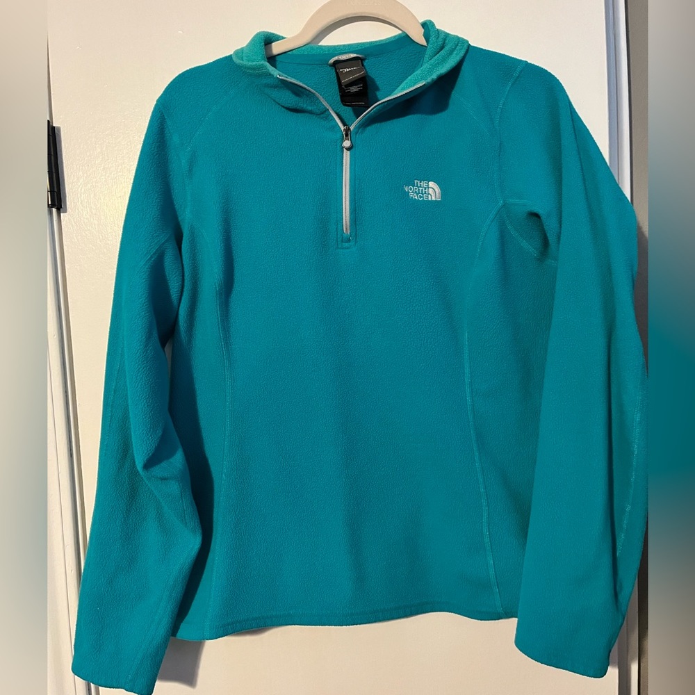 The North Face fleece jacket L teal